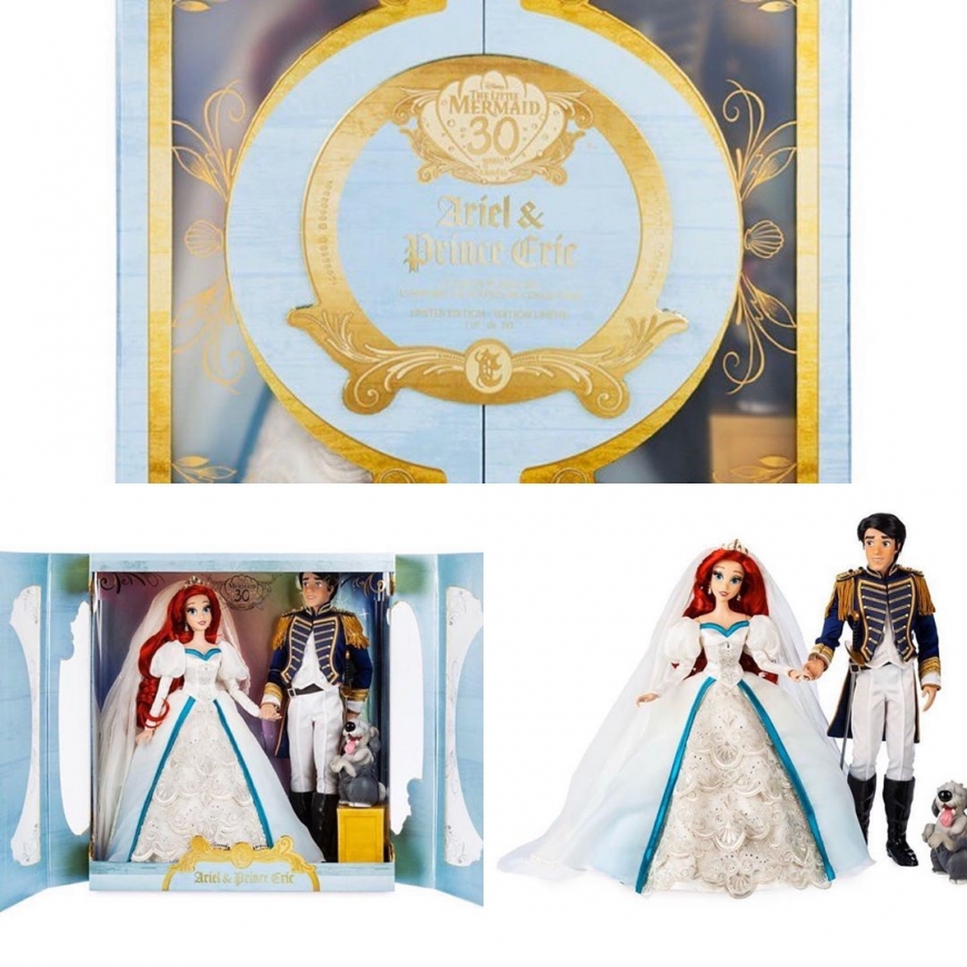 30TH Anniversary Little Mermaid Platinum Wedding set