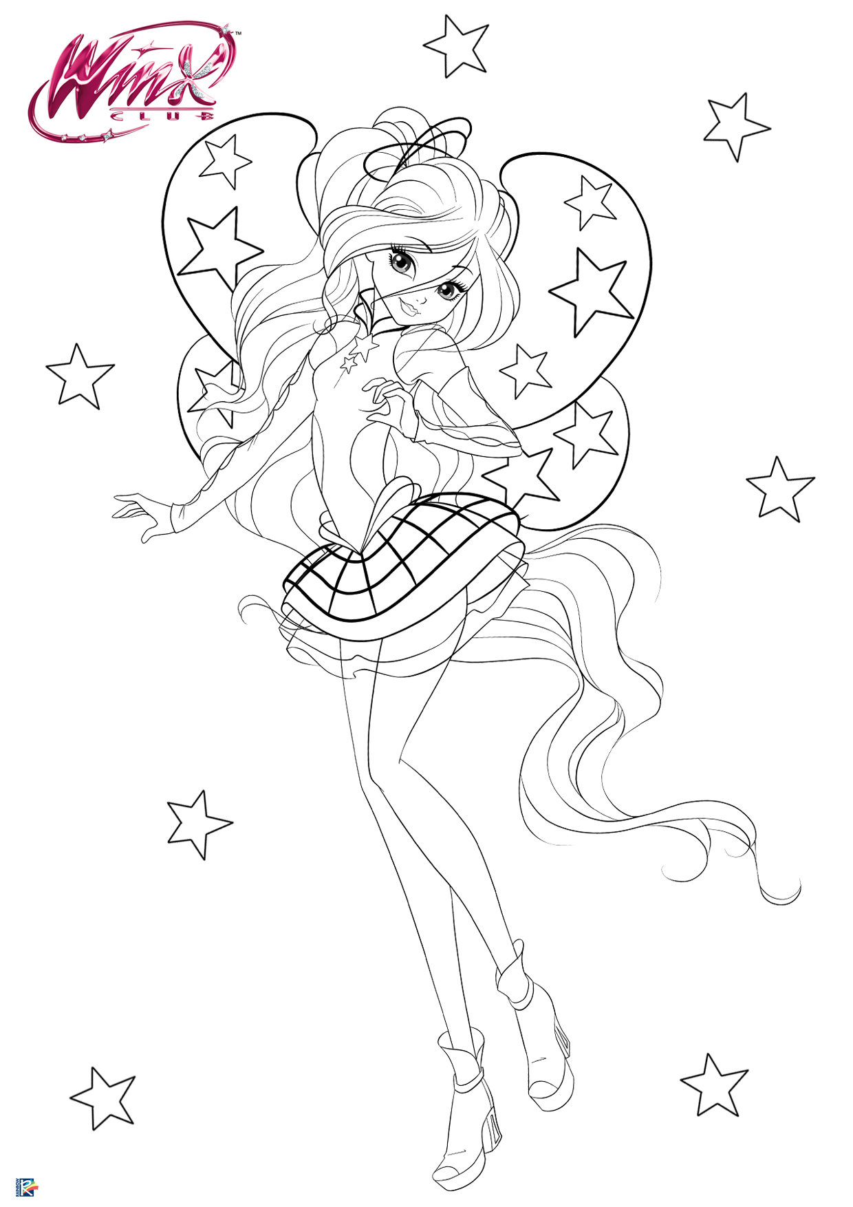 Winx Club Coloring Book Pages