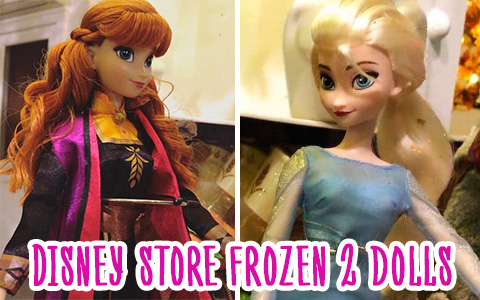 More Frozen 2 Disney Store dolls