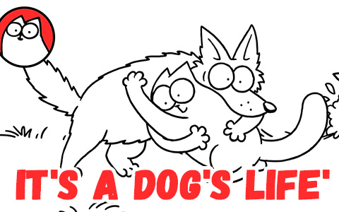 Simon's Cat It's a dog's life - new cartoon and book