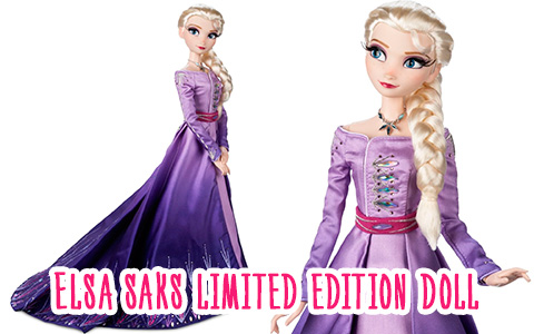 Disney Frozen 2 Elsa SAKS Fifth Avenue Limited Edition doll