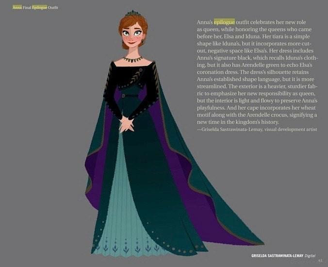 Frozen 2 Anna queen of Arendelle