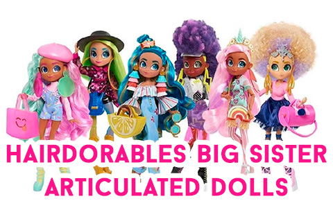 Hairdorables Hairamazing - new fashiondolls with articulation