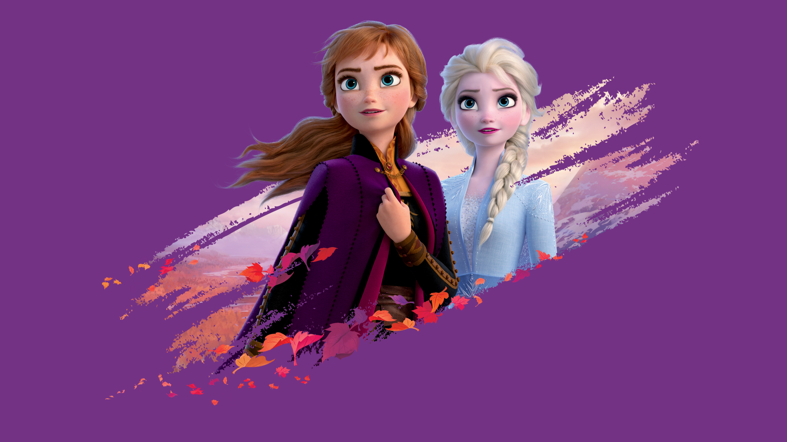 New Frozen 2 HD wallpapers with official clipart.