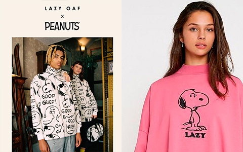 Lazy Oaf x Peanuts collection