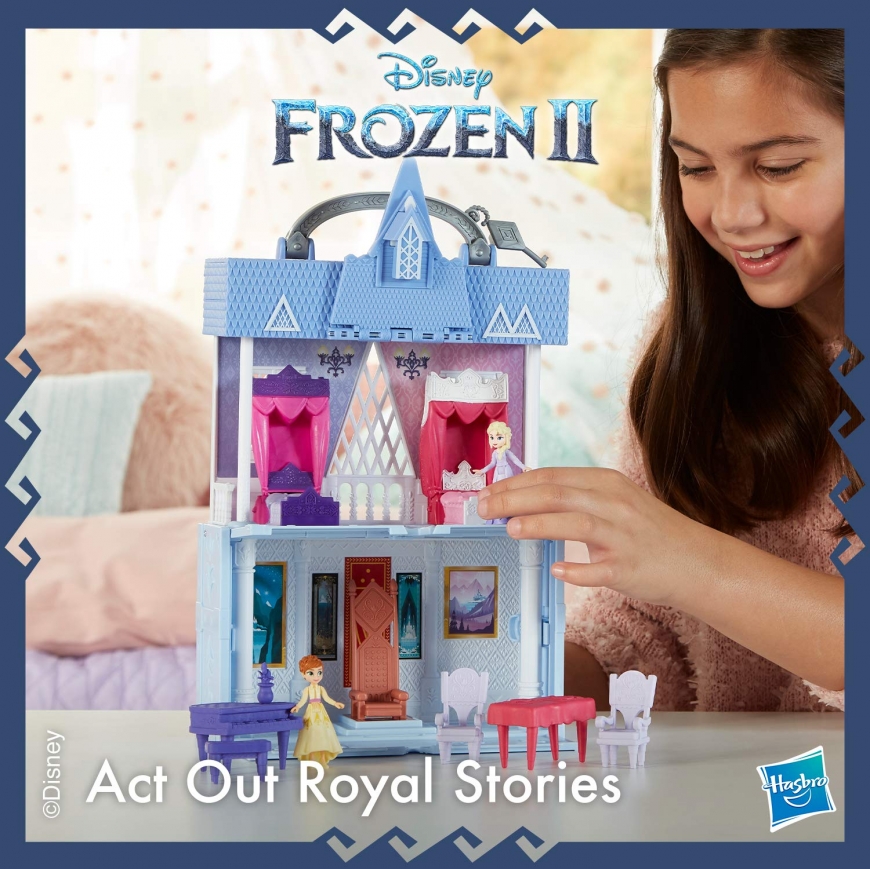  Disney Frozen Pop Adventures Arendelle Castle Playset with Handle