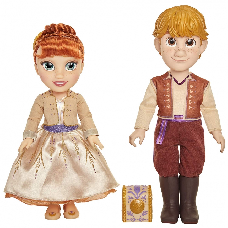 Jakks Pacific Disney Frozen 2 Anna & Kristoff Dolls Proposal Gift Set dolls