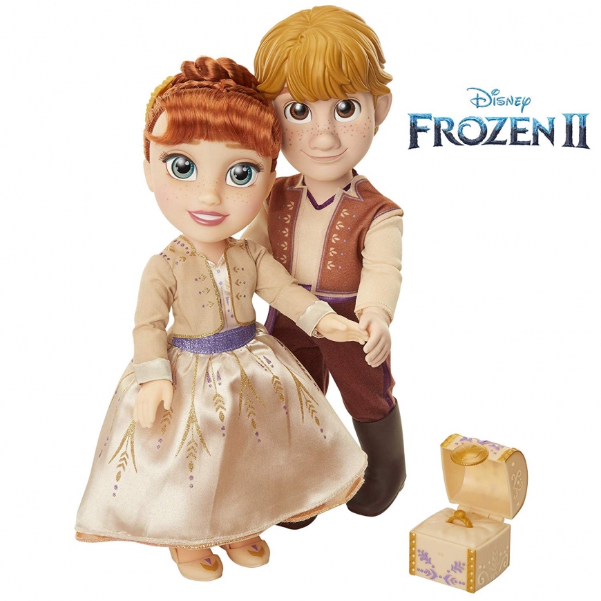 Jakks Pacific Disney Frozen 2 Anna & Kristoff Dolls Proposal Gift Set dolls