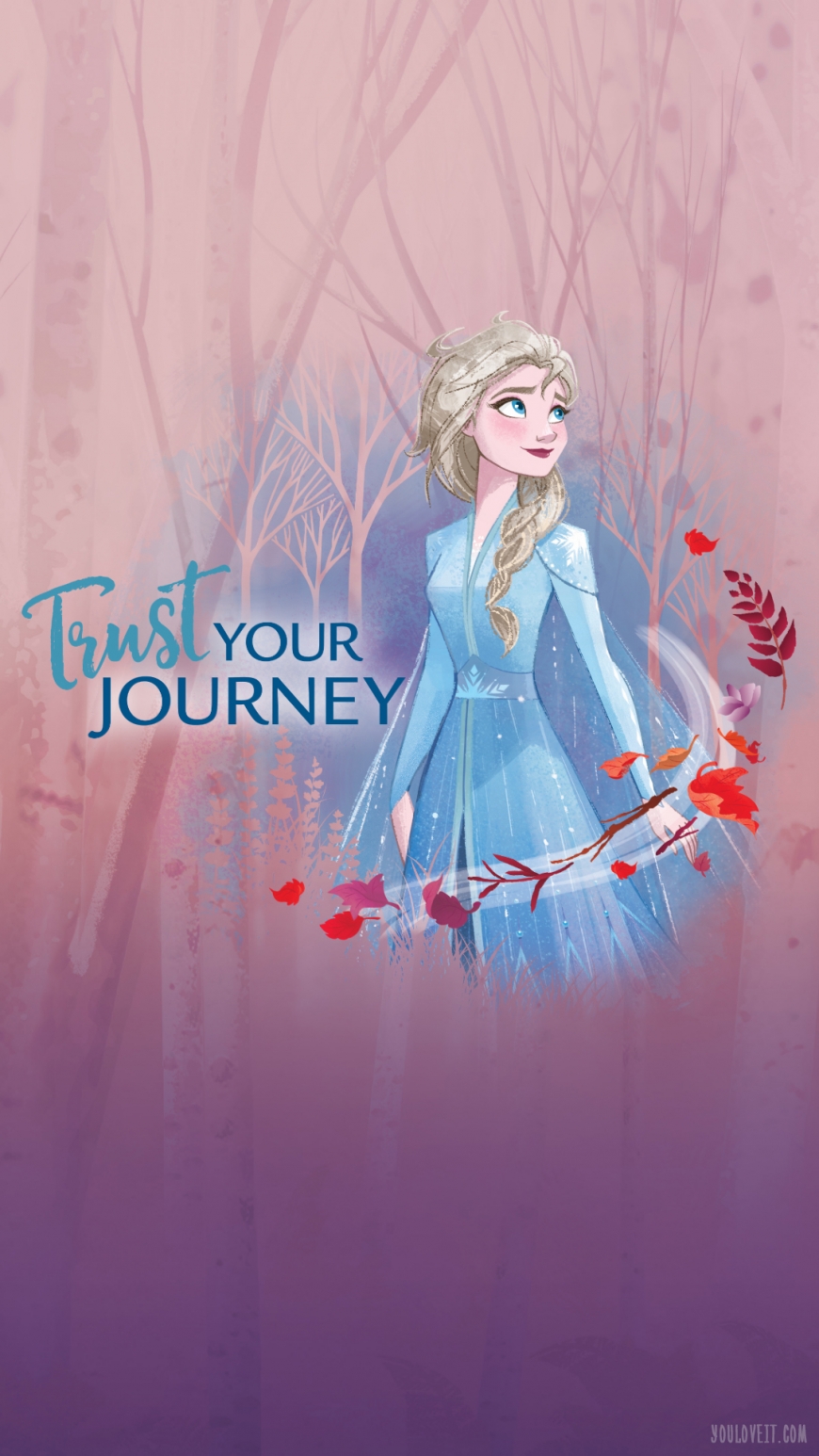 Frozen 2 Elsa mobile wallpaper
