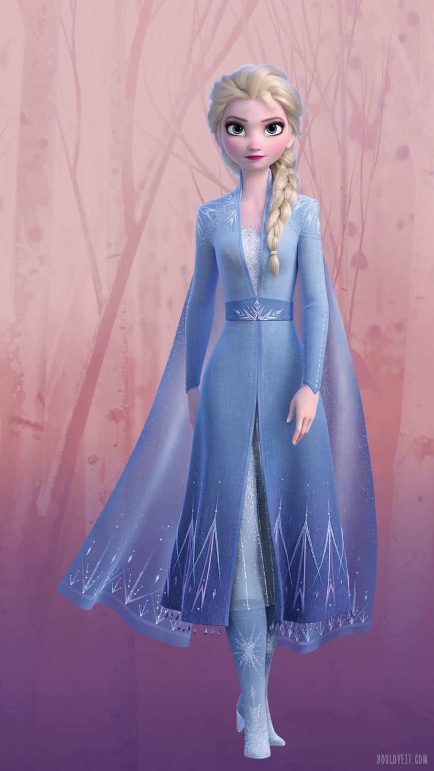 Frozen 2 Elsa phone wallpaper