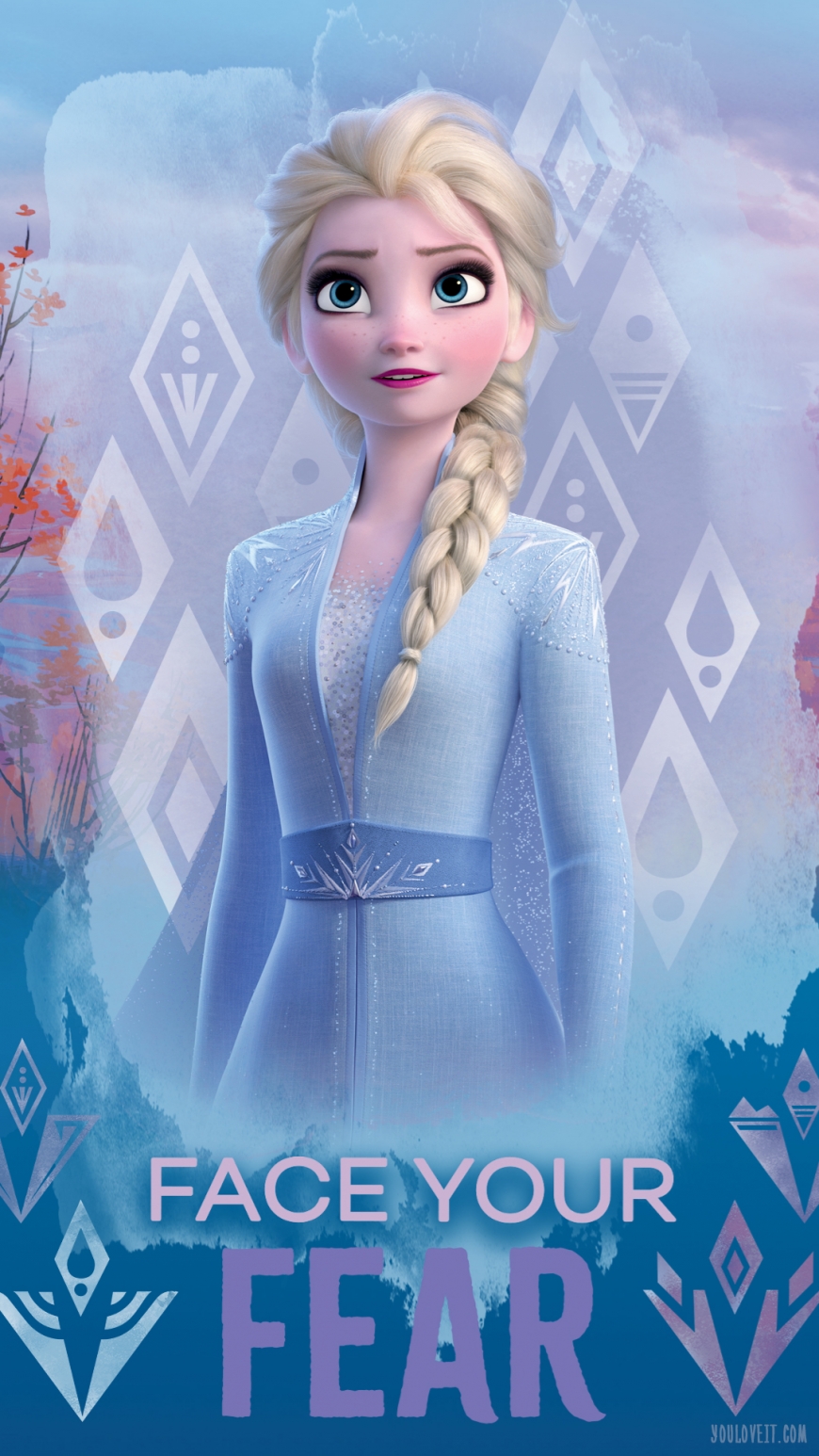 Frozen 2 phone image with Elsa