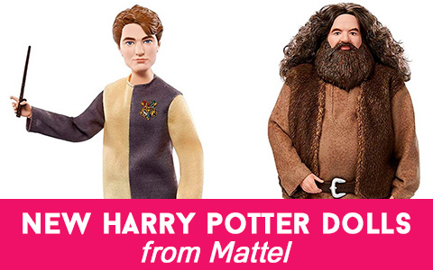 Cedric Diggory and Hagrid dolls - newest Harry Potter addition from Mattel