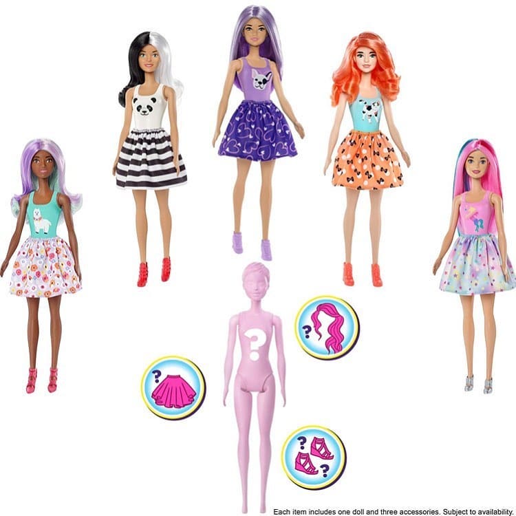 Barbie Color Reveal dolls