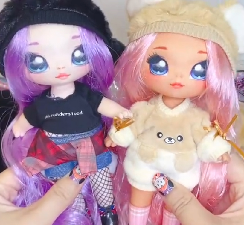 Na!Na!Na! Surprise! - new surprise soft fashion dolls from MGA, with cute animal pom