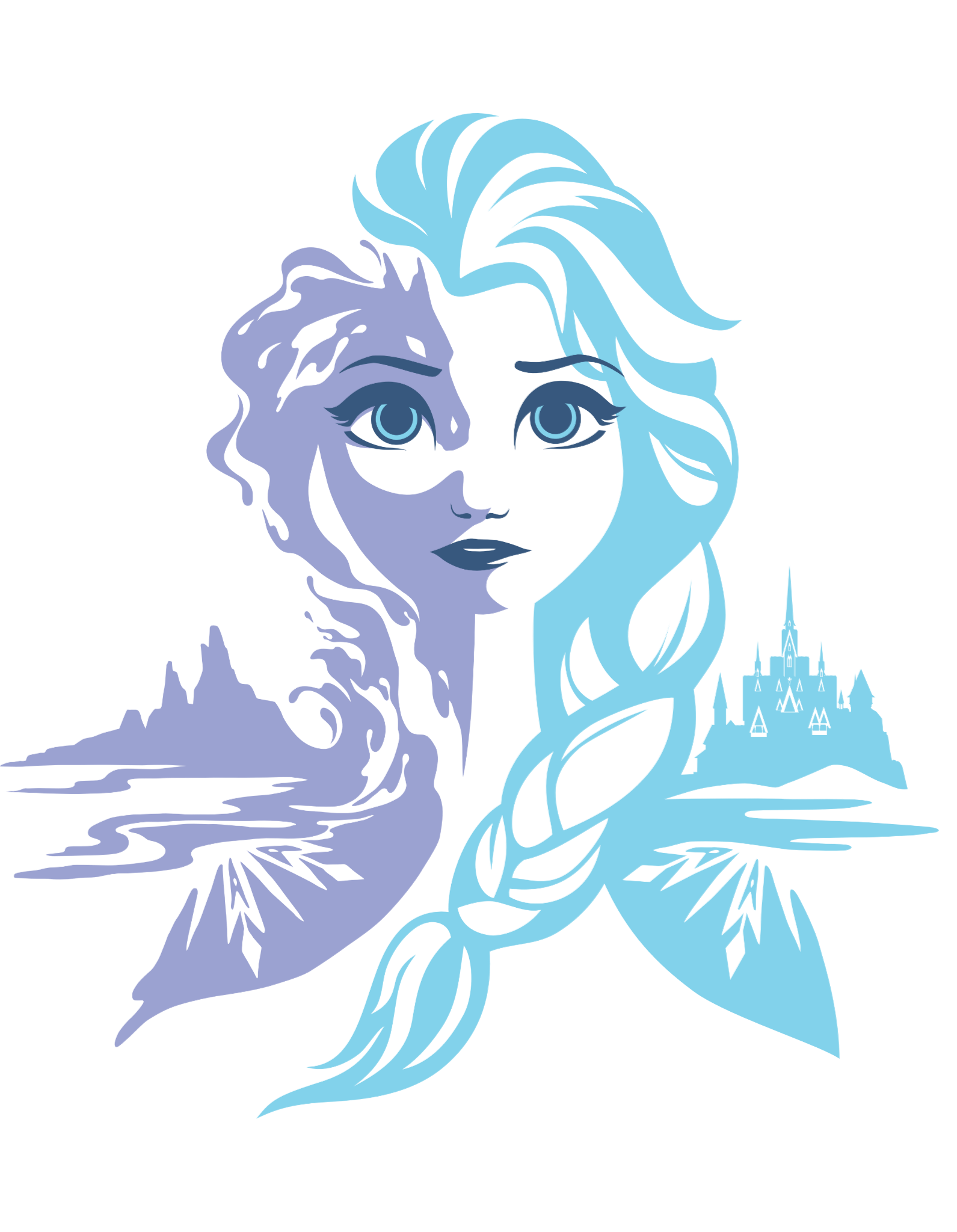 Disney Frozen 2 clipart in png format with a clear background.