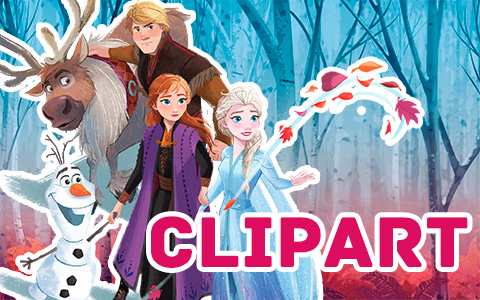 Disney Frozen 2 clipart in png format with a clear background