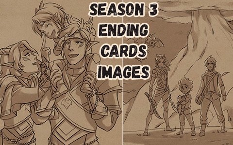 The Dragon Prince season 3 ending credits cards images