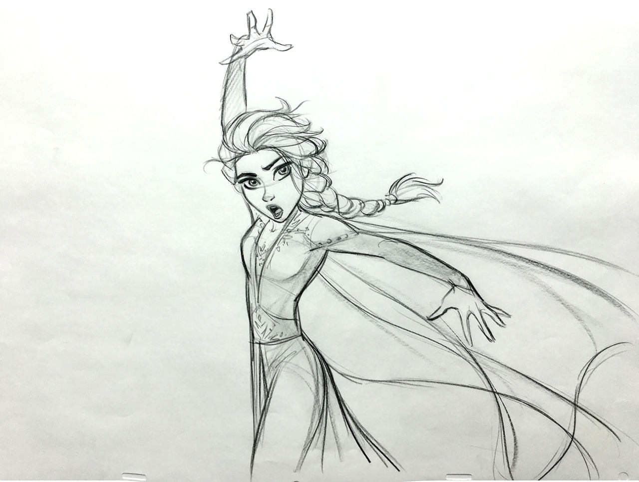 Fabulous concept art images with Elsa in action from Frozen 2 ...