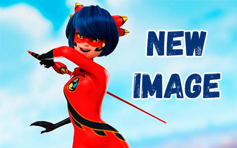 New image of Ryuuko Kagami in Miraculous Dragon transformation