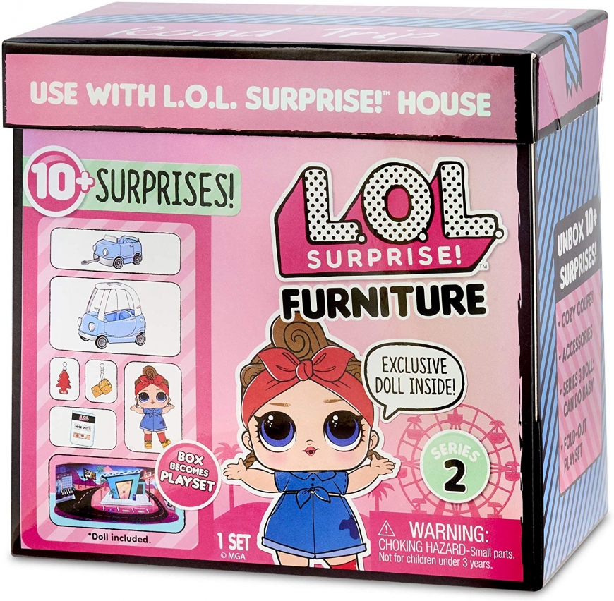 LOL Surprise Furniture Road Trip with Can Do Baby doll