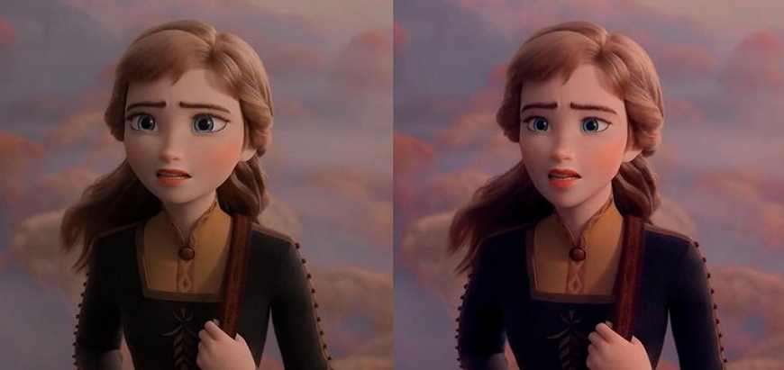 Frozen 2 Elsa and Anna realistic faces