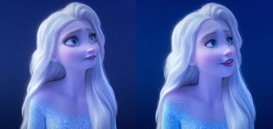 Frozen 2 Elsa and Anna realistic faces