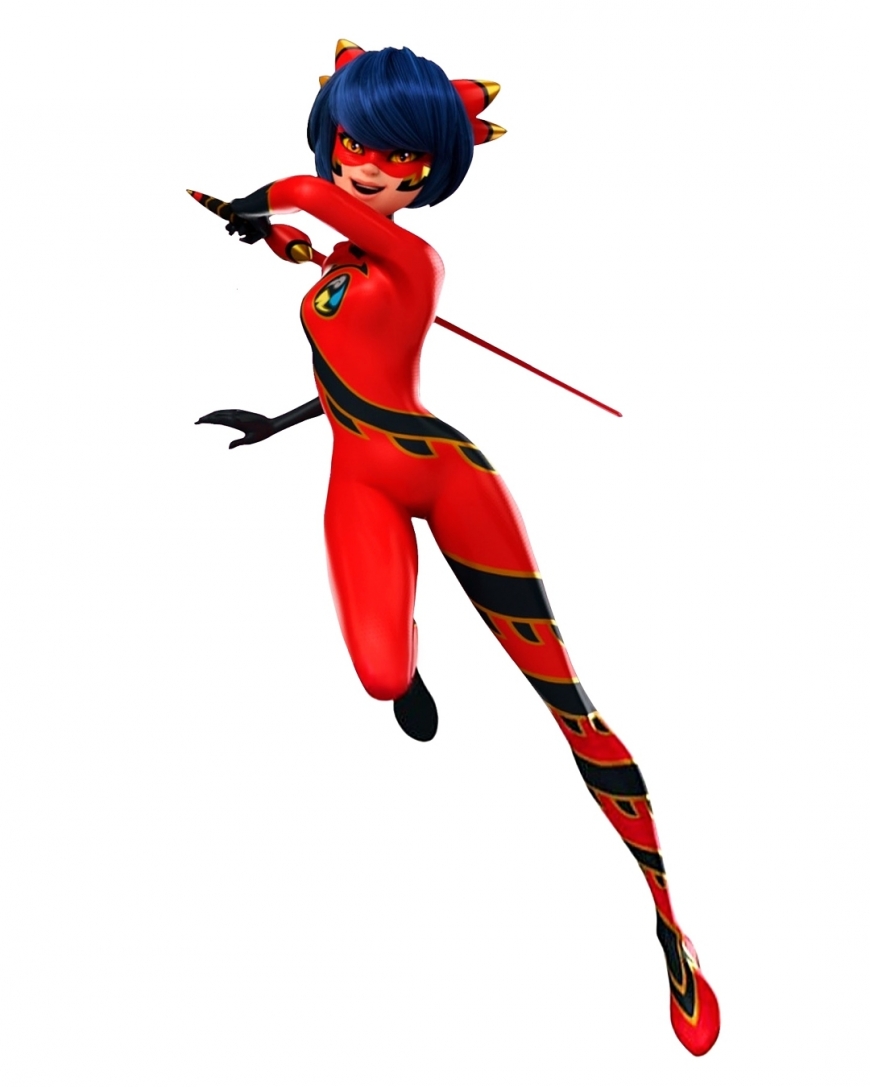 Kagami as Dragon Miraculous Ryuuko from Miraculous Ladybug 3 season