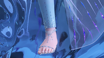 Frozen 2 Elsa fifth element snow queen hd image sandals