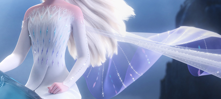 Frozen 2 Elsa fifth element snow queen dress details Frozen 2 Elsa fifth element snow queen dress details