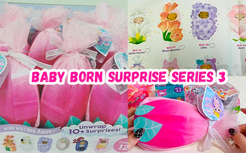 New Baby Born Surprise series 3 toys - Blooming Babies