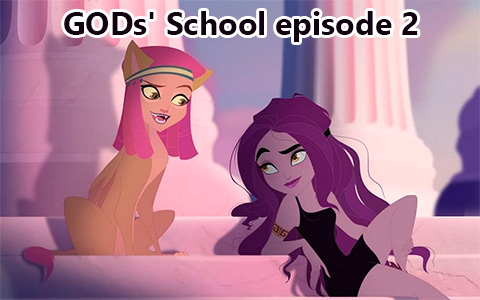 2nd episode of GODs' School animated series about teenage heroes of Greek mythology is out!