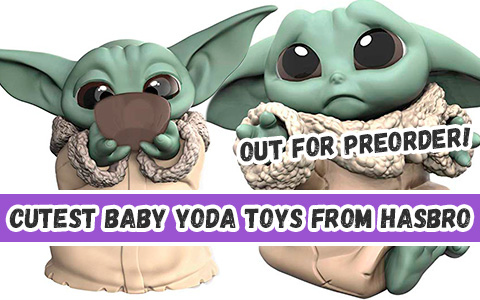 Super cute Hasbro Baby Yoda The Child The Bounty Collection toys 2-pack are out for preorder