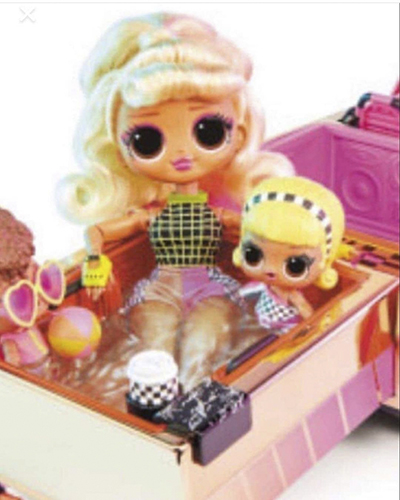 New lol omg drag racer doll with car