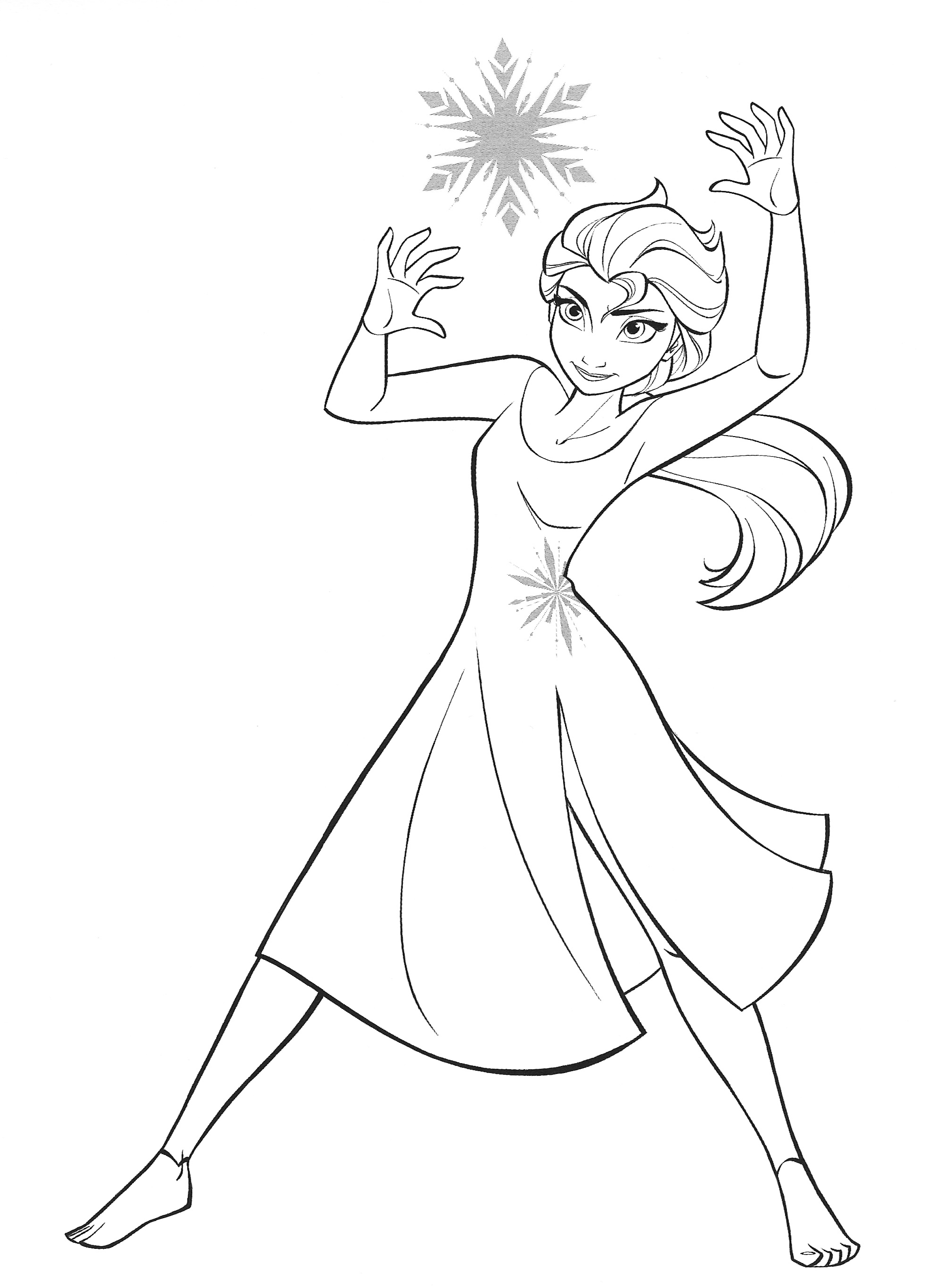 New Frozen 20 coloring pages with Elsa   YouLoveIt.com