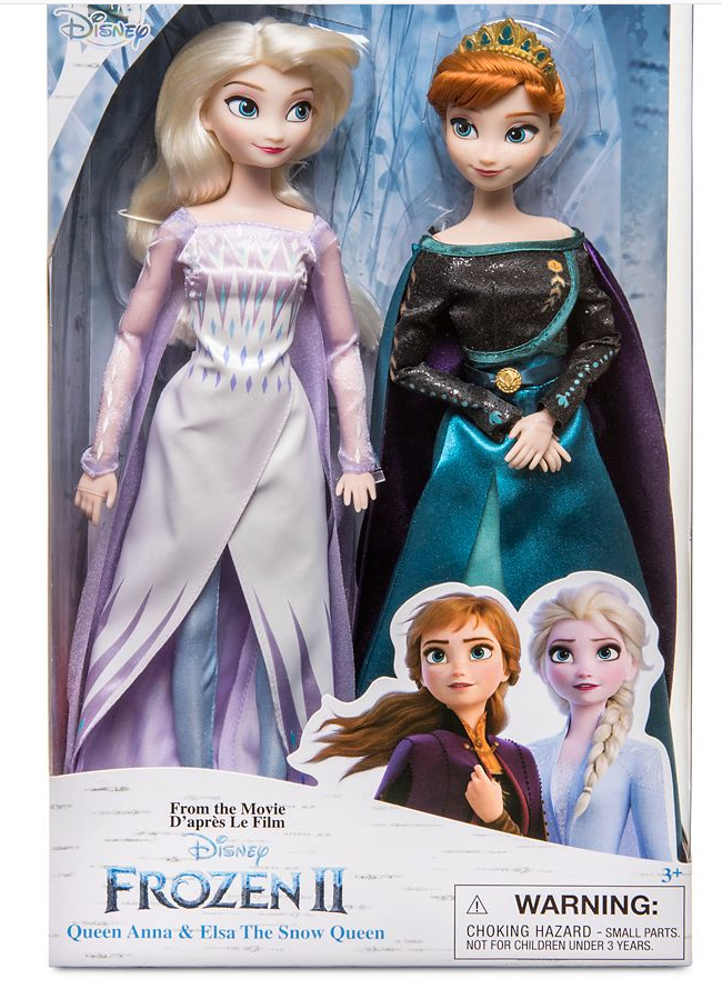 Best price-to-delivery ebay listing for Disney Store Elsa and Anna final dolls - Queen Anna Elsa the Snow Queen dolls