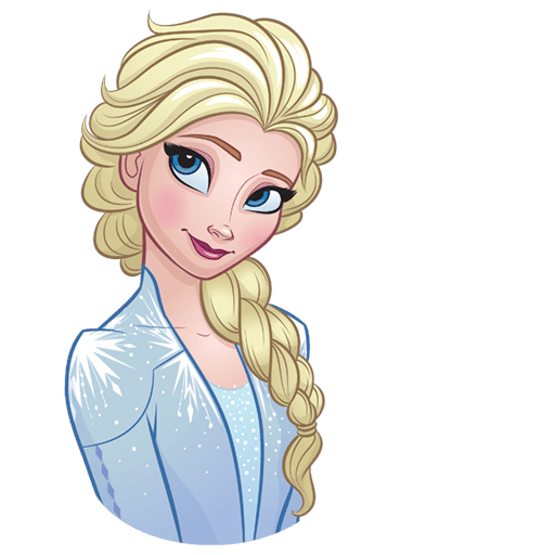 Frozen 2 images with with the different emotions of the Elsa, Anna and  other characters 