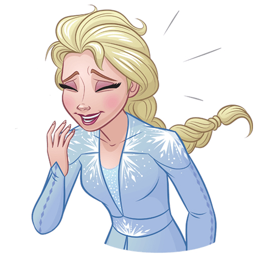 Frozen 2 new images with Elsa and Anna stickers