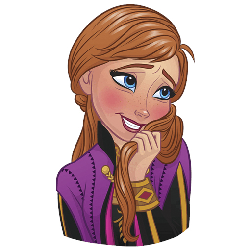 Frozen 2 new images with Elsa and Anna stickers