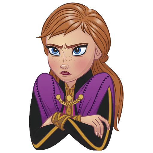 Frozen 2 new images with Elsa and Anna stickers