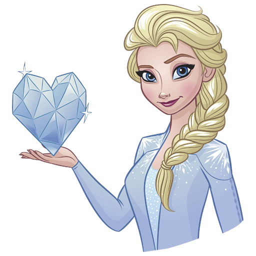 Frozen 2 new images with Elsa and Anna stickers