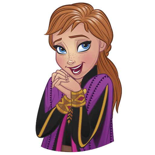 Frozen 2 new images with Elsa and Anna stickers