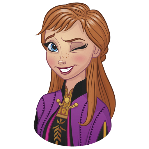 Frozen 2 new images with Elsa and Anna stickers