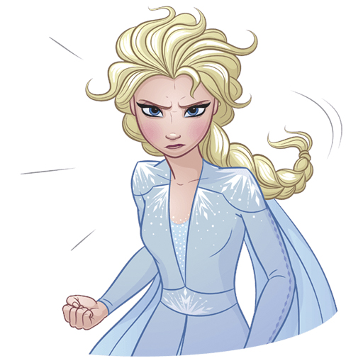 Frozen 2 new images with Elsa and Anna stickers