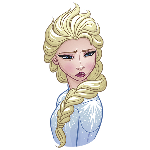 Frozen 2 new images with Elsa and Anna stickers