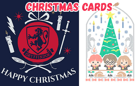 Harry Potter Christmas cards