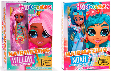 Hairdorables Hairmazing dolls Willow, Noah, Kali and Bella were listed online, as well as Hairdorables 18 inch Mystery Fashion Dolls