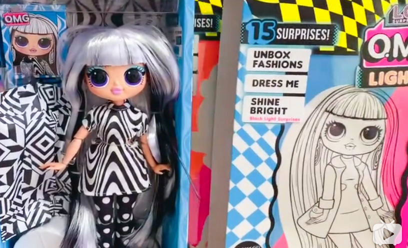 L.O.L Lights Groovy Babe Fashion Doll with 15 Surprises NEW O.M.G Surprise 