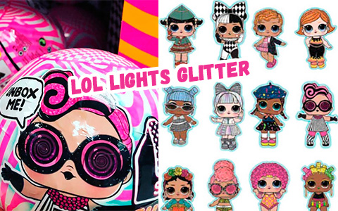LOL Surprise Lights Glitter Series 2020 - new surprise that will come with mini torch that reveals hidden details