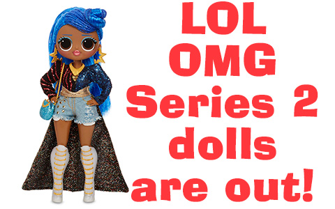 LOL OMG series 2 fashion dolls are finaly released for the prise $26.99. You can get LOL OMG Candylicious, Miss Independent, Busy B.B. and Alt Grrrl now!