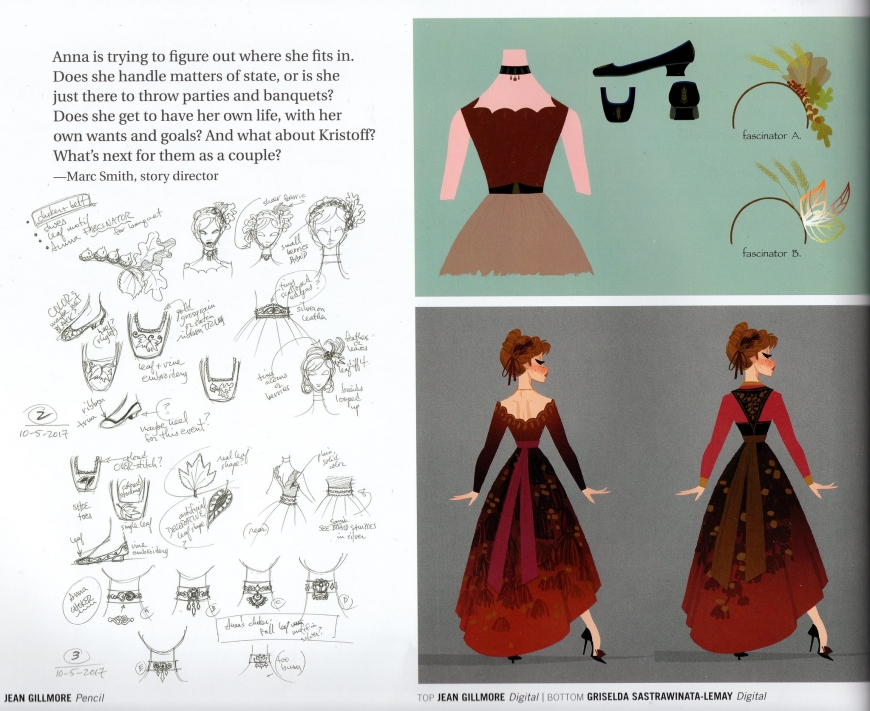 Anna's outfit from the Frozen 2 beginning Anna's outfit from the Frozen 2 beginning